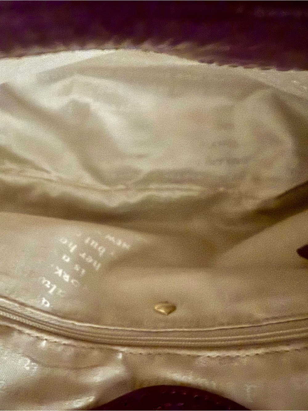 Kate Spade Glossy Purple Leather Satchel | Crossbody *Rare Vintage* with OG Dust - Picture 5 of 7